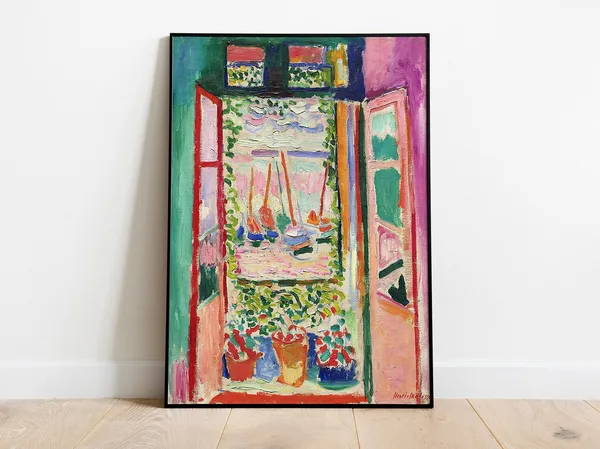 Matisse Open Window Collioure Home Decor Poster