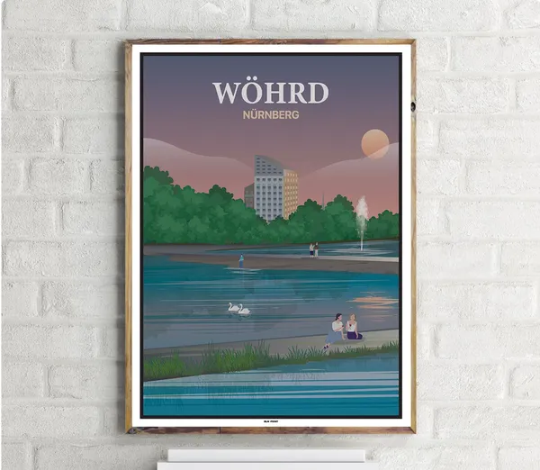 Nrnberg Whrd 1 Vintage Travel Poster