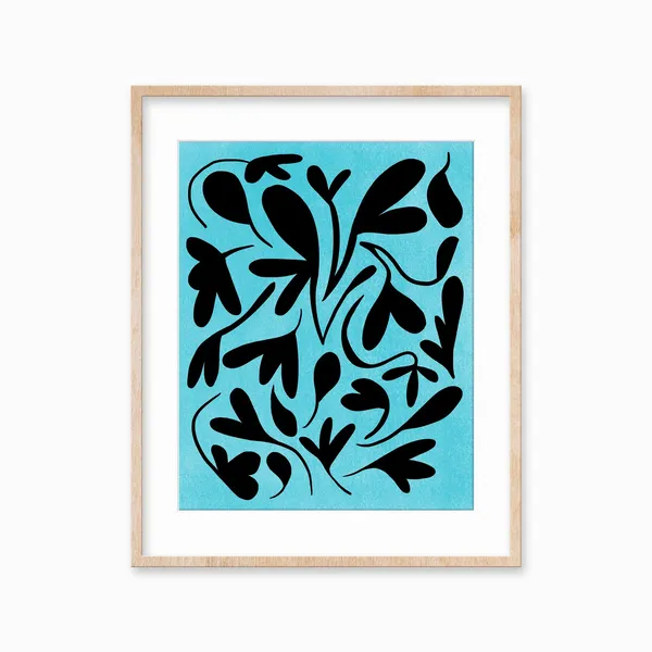 Maximalist Flower Market Art Print, Botanical Decor