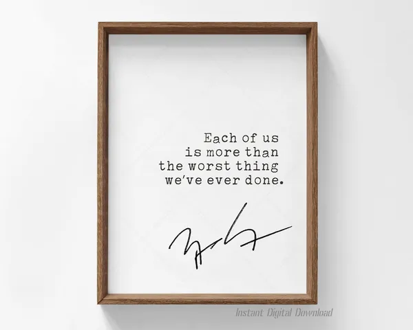 Bryan Stevenson Quote Art Print for Book Lovers