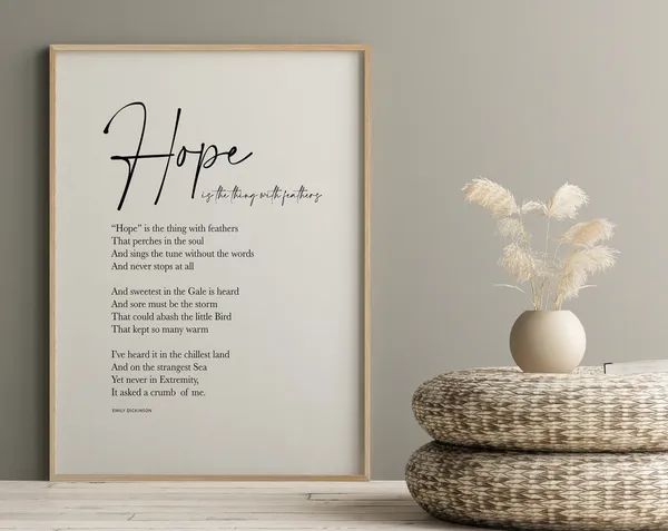 Hope Is the Thing With Feathers Art Print