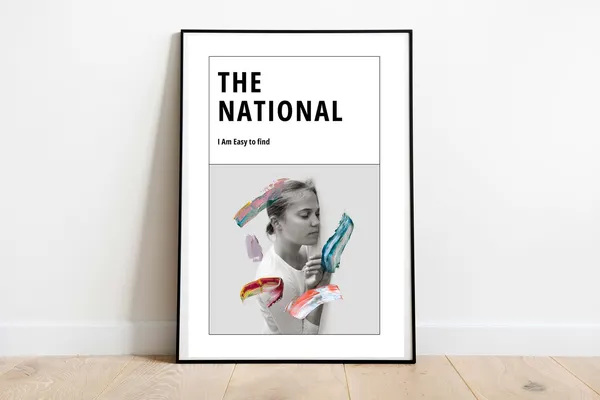 The National I Am Easy To Find Poster Print