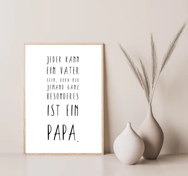 Papa Father Thank Dad Gift Definition Poster