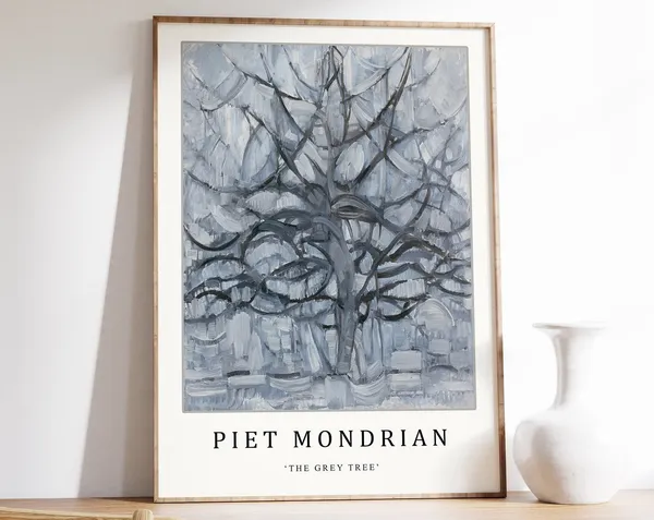 Piet Mondrian The Grey Tree Bauhaus Art Print