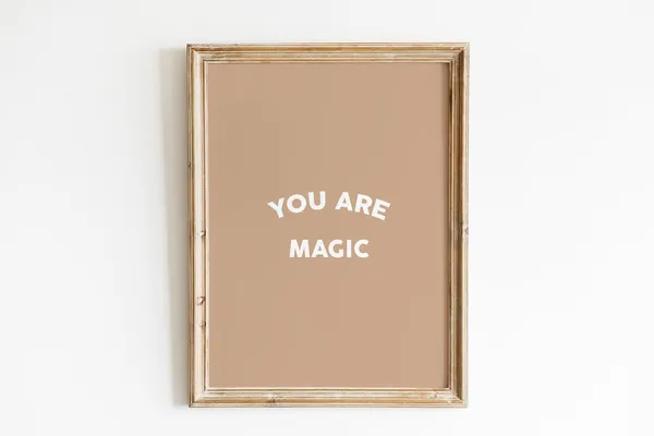 You Are Magic Quote Print, Boho Nursery Decor