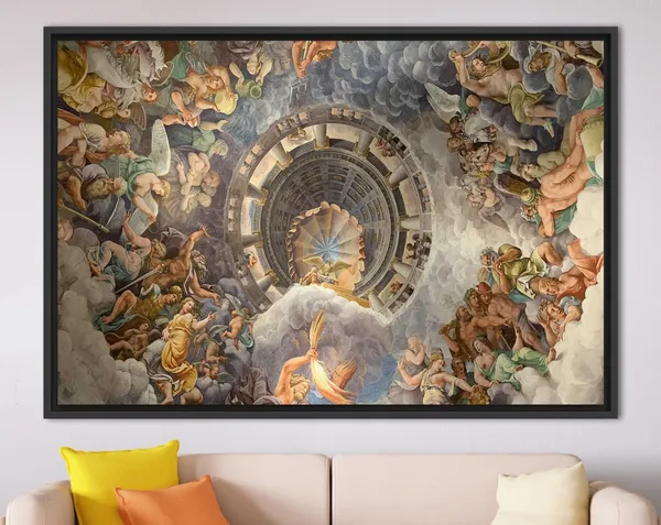 Giulio Romano View of Olympus Art Print
