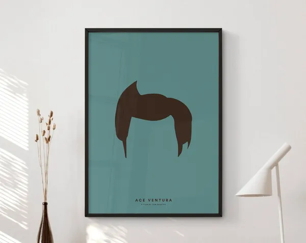 Ace Ventura Minimalist Movie Poster Art Print