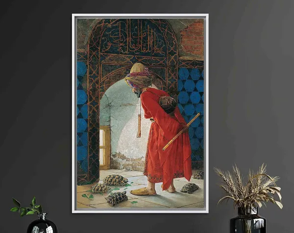 Osman Hamdi, The Tortoise Trainer Art Print