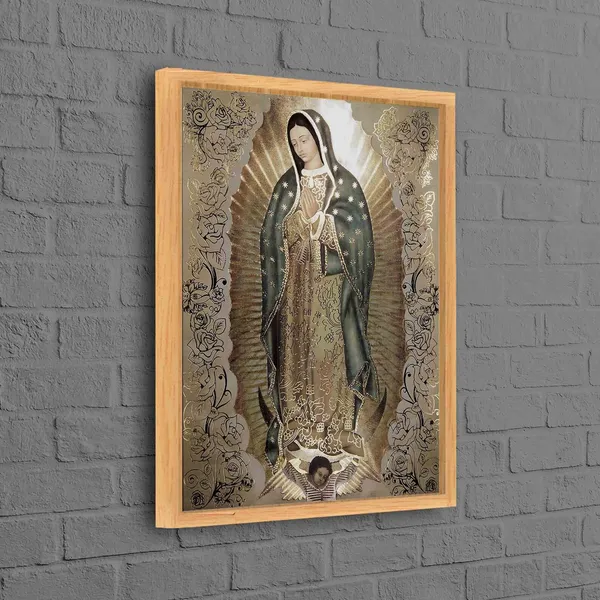 Virgin Of Guadalupe, Abstract Catholic Art Print