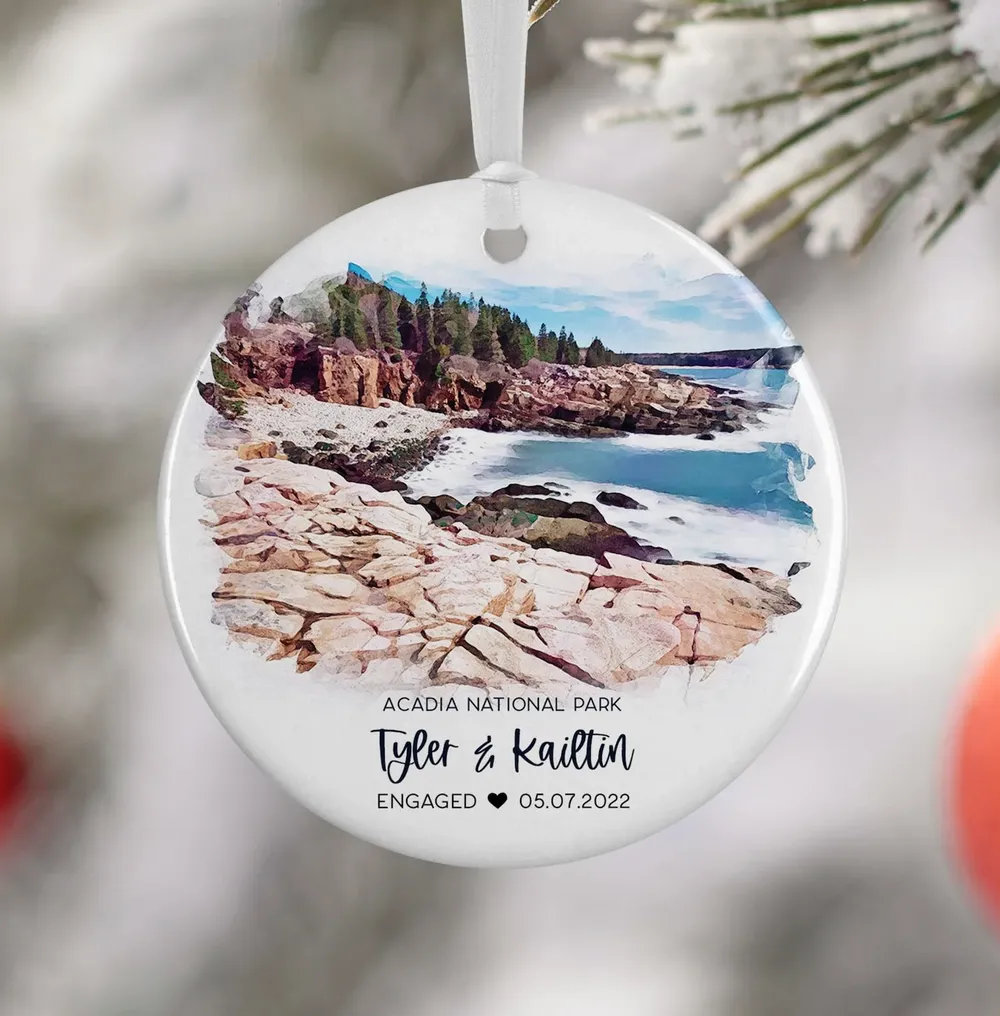 Acadia National Park Ornament Art Print
