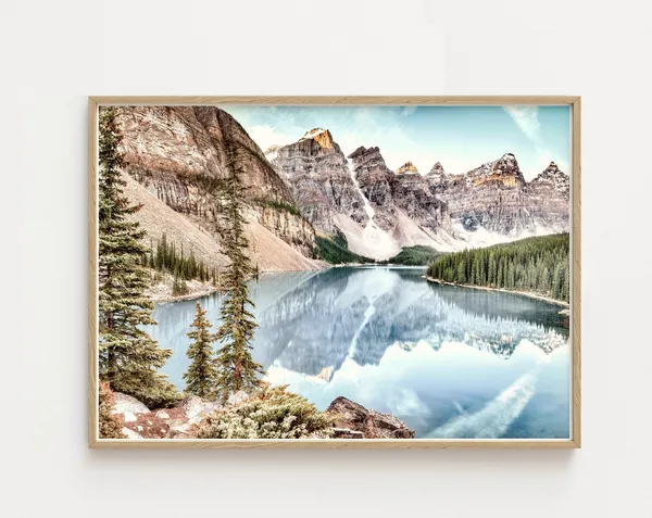 Banff National Park Lake Louise Travel Poster