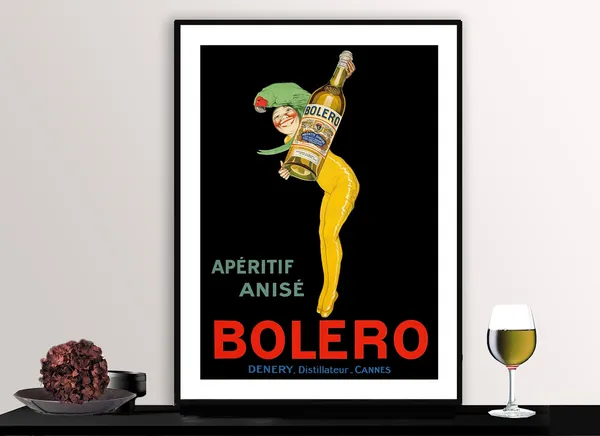 Aperitif Anise Bolero Vintage Food Drink Poster
