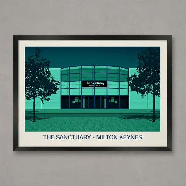 The Sanctuary Nightclub Poster Art Print