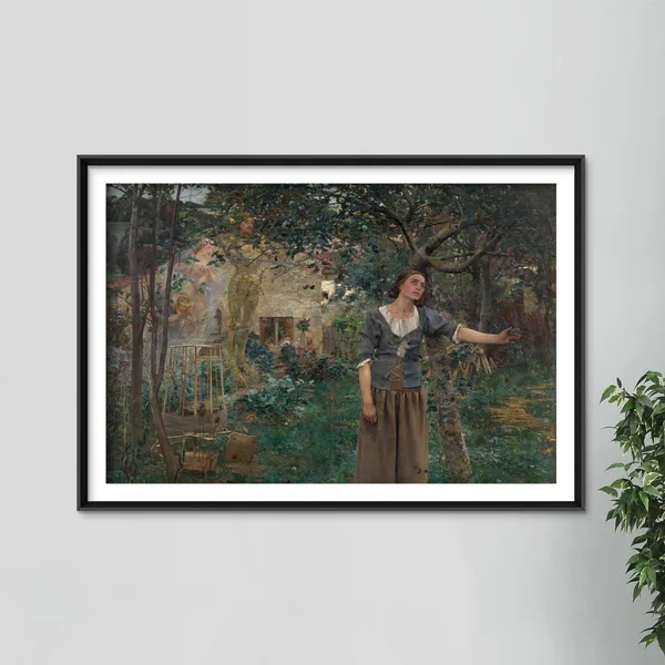 Joan Of Arc, Classic Painting Art Print