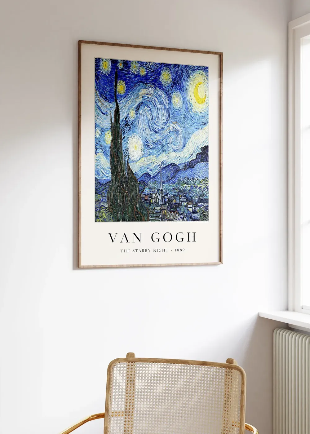 Van Gogh's The Starry Night Art Print - Image 2