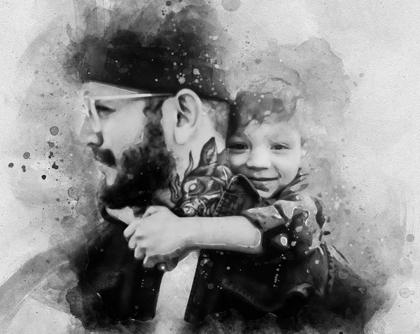 Father's Day Gift From Wife and Daughter Art Print