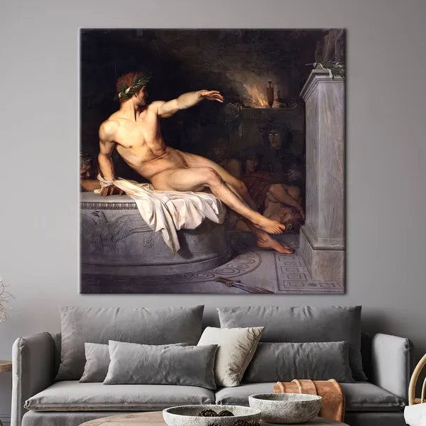 Alexandre Cabanel Naked Man Vintage Art Print