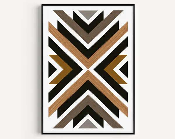 Aztec Tribal Pattern Southwestern Wall Art Print