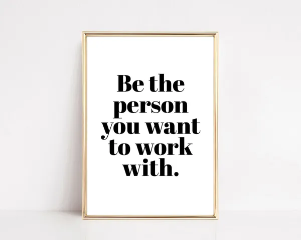Office Decor For Women Motivational Art Print