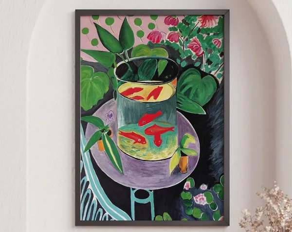Henri Matisse Goldfish, Mid-Century Modern Art Print