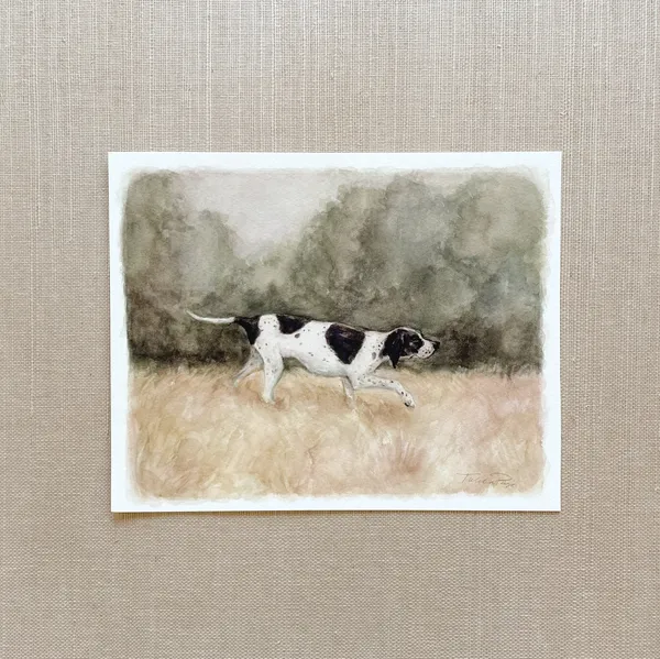 Charleston German Shorthaired Pointer Vintage Art Print
