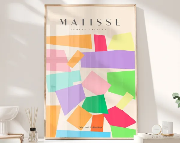 Matisse Exhibition Art Print, Henri Matisse Tribute