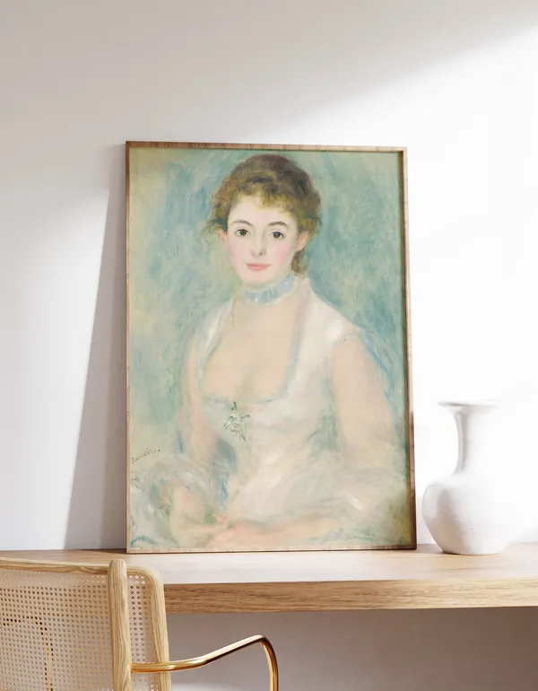 Renoir Madame Henriot 1876 Vintage Art Print
