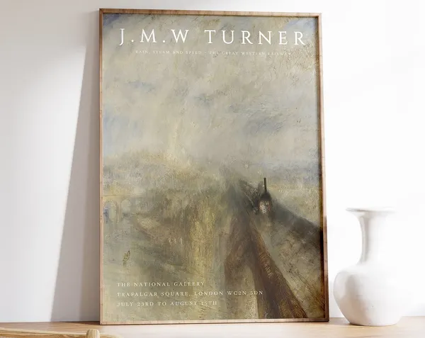 J. M. W. Turner Rain, Steam and Speed Art Print