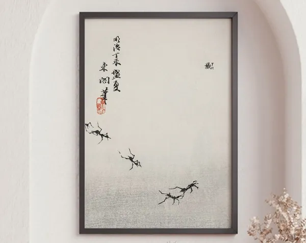 Ants Trail Illustration Morimoto Toko Art Print