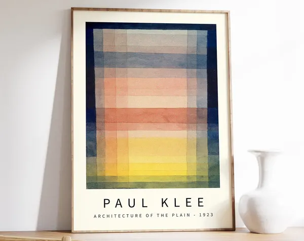Paul Klee Architecture Of The Plain Art Print
