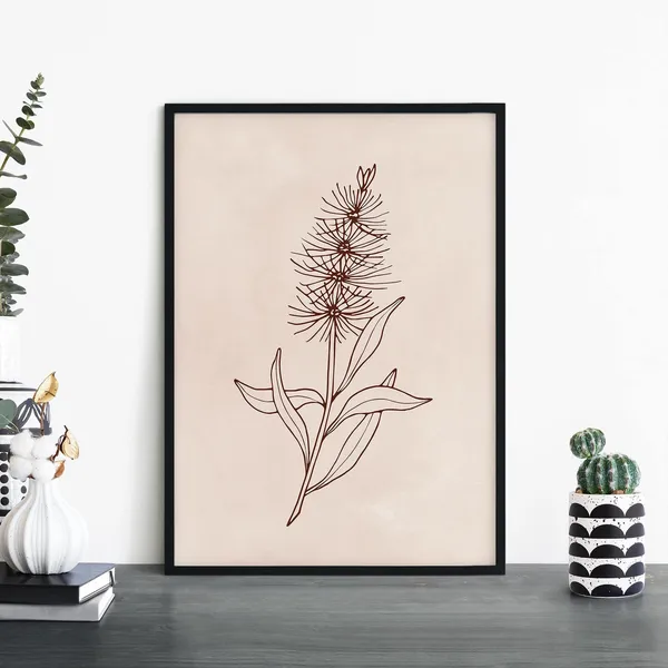 Bottlebrush Australian Native Floral Art Print