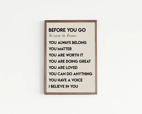 Affirmation Wall Art for Kids, Classroom Decor