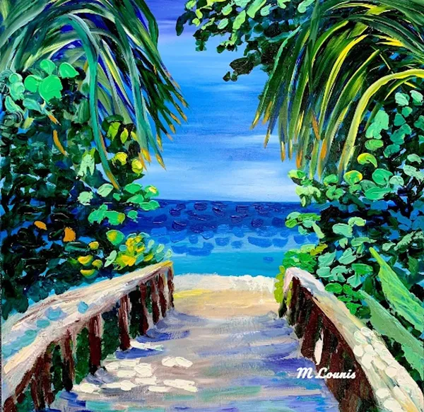 Vanderbilt Beach Florida Seascape Coastal Art Print