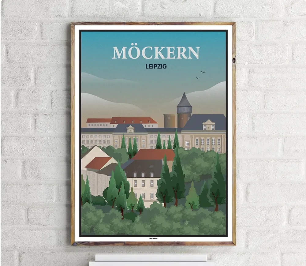 Leipzig Mckern 1 Vintage Travel Poster