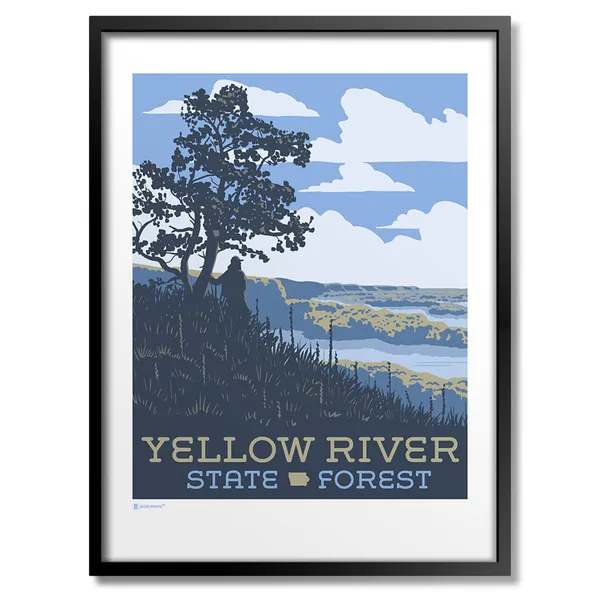 Yellow River State Forest Art Print, Nature Landscape
