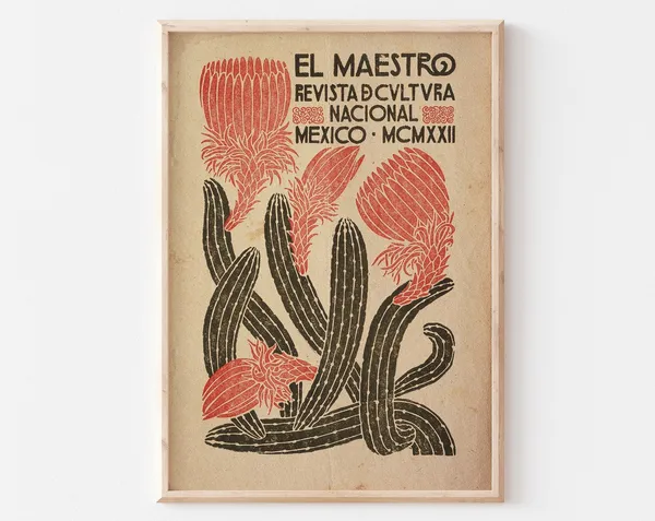 El Maestro Mexican Culture Poster Print