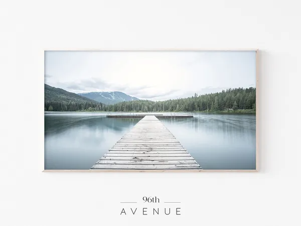 Lake Landscape Art Print