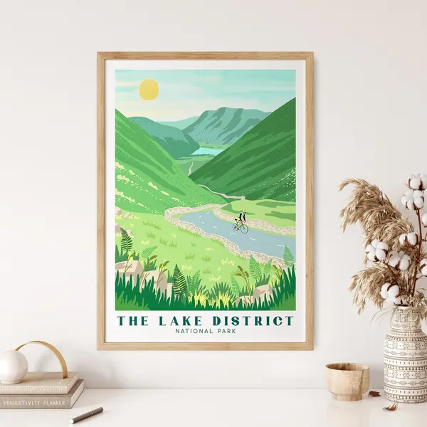 Lake District National Park, Kirkstone Pass Travel Poster