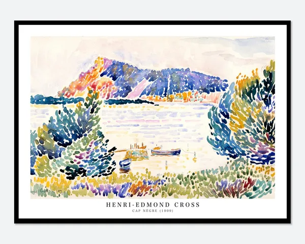 Henri Edmond Cross Cap Nègre 1909 Vintage Art Print