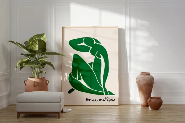 Minimalist Matisse Art Print, Modern Abstract Poster