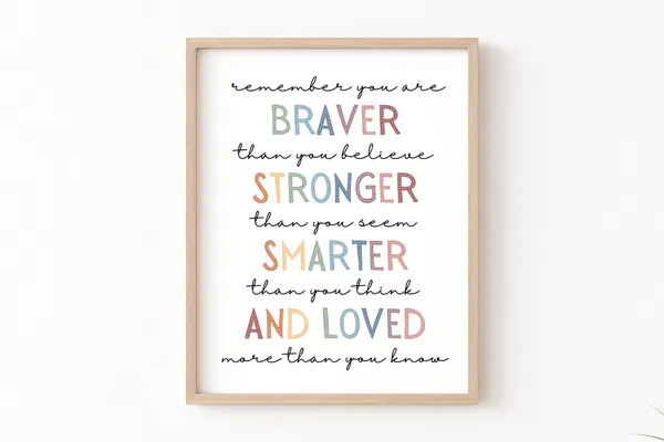 Winnie The Pooh Boho Classroom Quote Poster