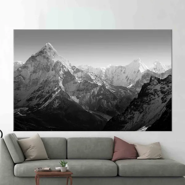 Everest Base Camp Himalaya Mountain Landscape Travel Poster