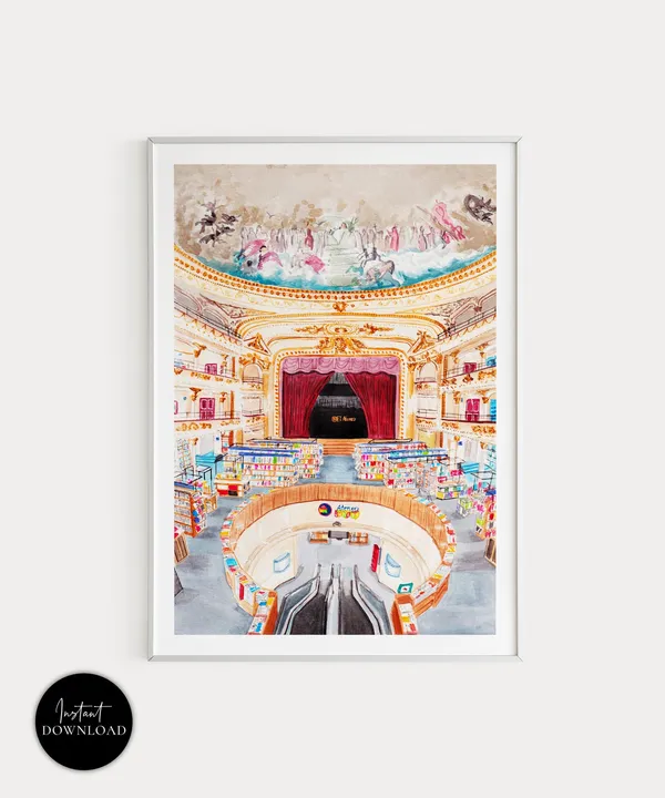 El Ateneo Grand Splendid Buenos Aires Travel Poster
