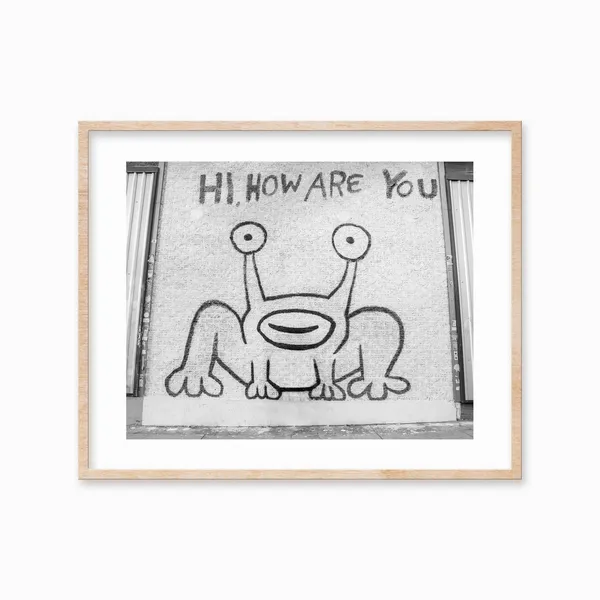 Austin Tx Hi How Are You Mural Art Print