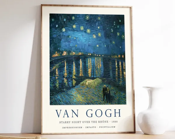 Starry Night Over the Rhone Art Print