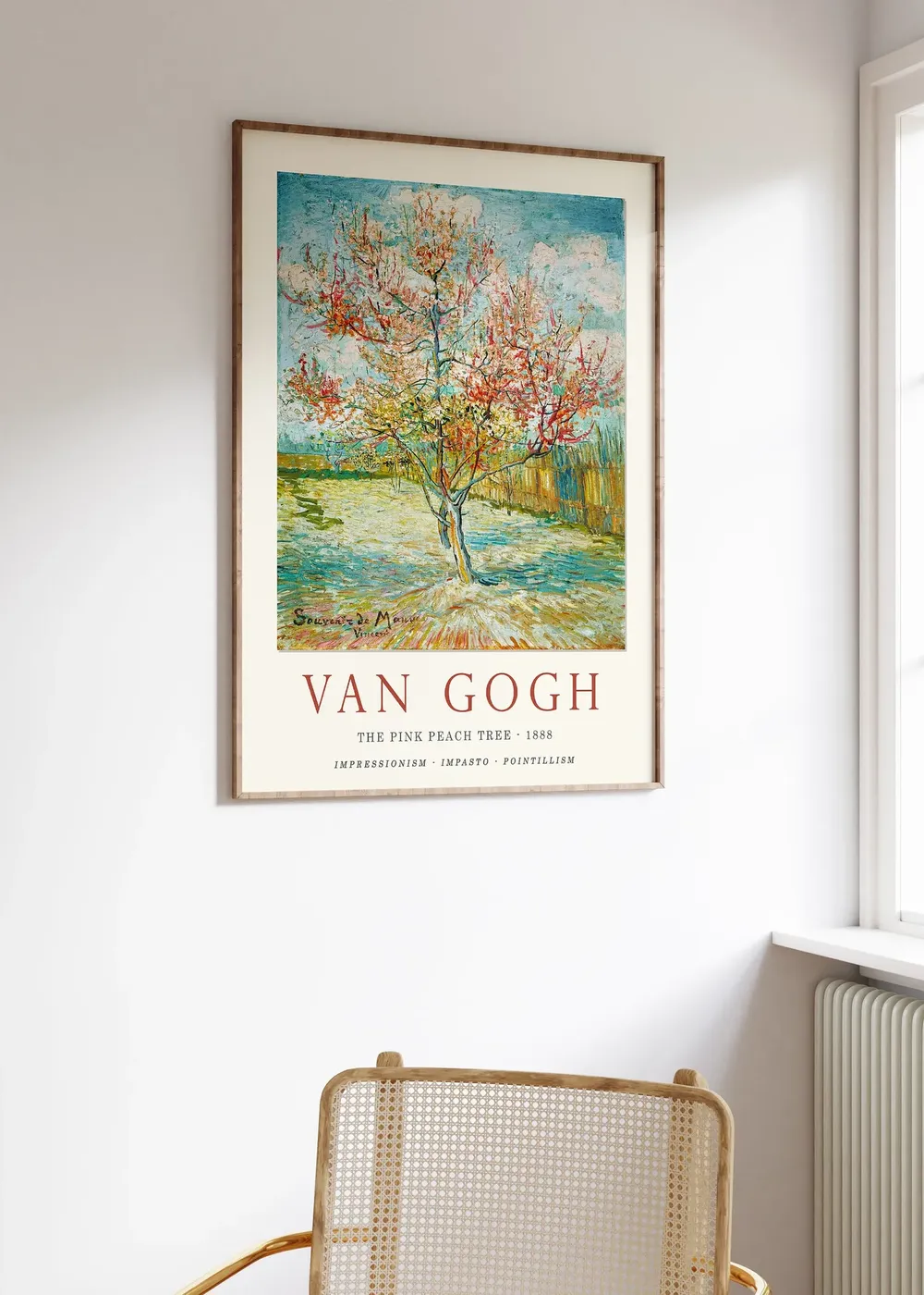 Van Gogh The Pink Peach Tree Art Print - Image 2