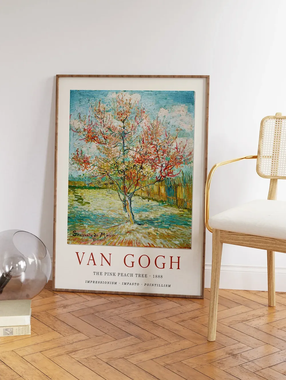 Van Gogh The Pink Peach Tree Art Print - Image 3