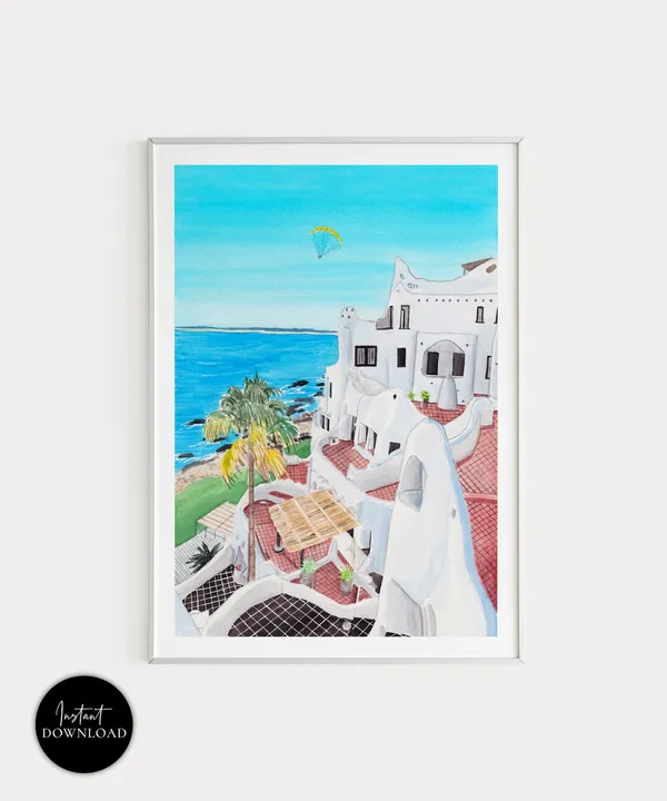 Punta Del Este Uruguay Travel Poster, Latin America