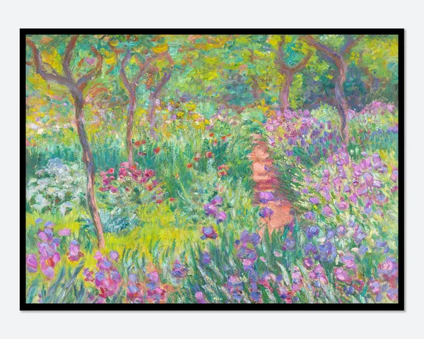 Monet-Inspired The Artist's Garden in Giverny Poster