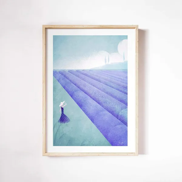 Provence Lavender Art Print, Henry Rivers